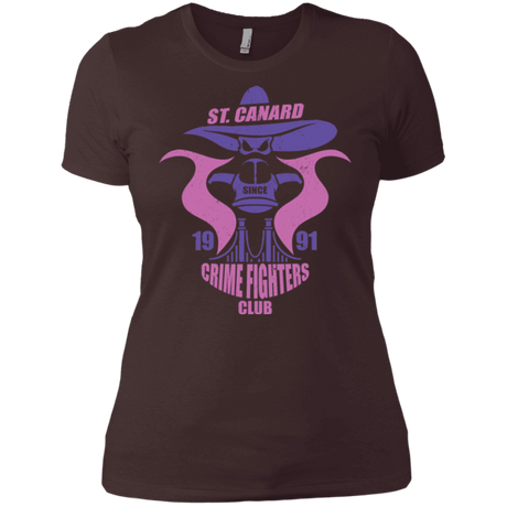 T-Shirts Dark Chocolate / X-Small Crime Fighters Club Women's Premium T-Shirt