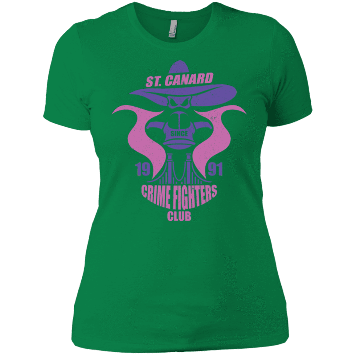 T-Shirts Kelly Green / X-Small Crime Fighters Club Women's Premium T-Shirt