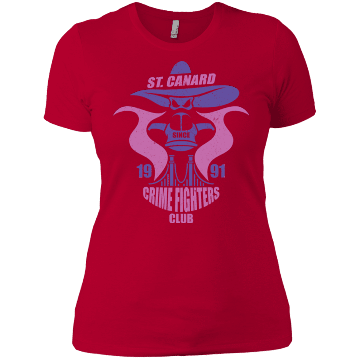 T-Shirts Red / X-Small Crime Fighters Club Women's Premium T-Shirt