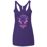 T-Shirts Purple / X-Small Crime Fighters Club Women's Triblend Racerback Tank