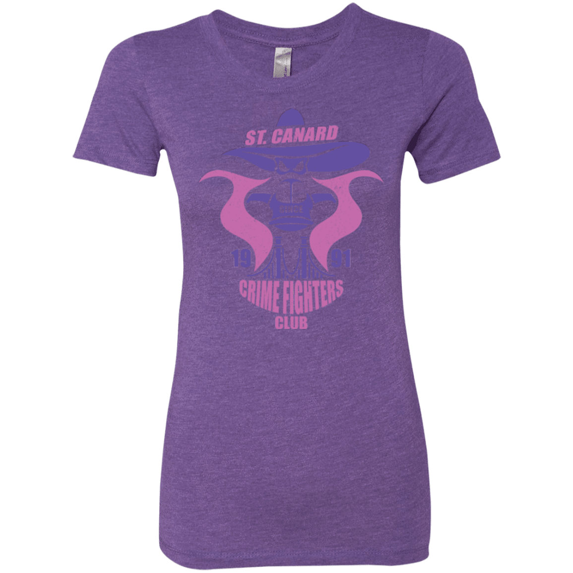 T-Shirts Purple Rush / Small Crime Fighters Club Women's Triblend T-Shirt