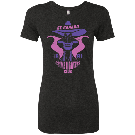 T-Shirts Vintage Black / Small Crime Fighters Club Women's Triblend T-Shirt