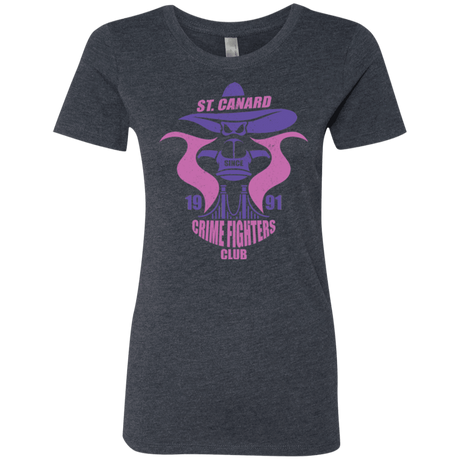 T-Shirts Vintage Navy / Small Crime Fighters Club Women's Triblend T-Shirt