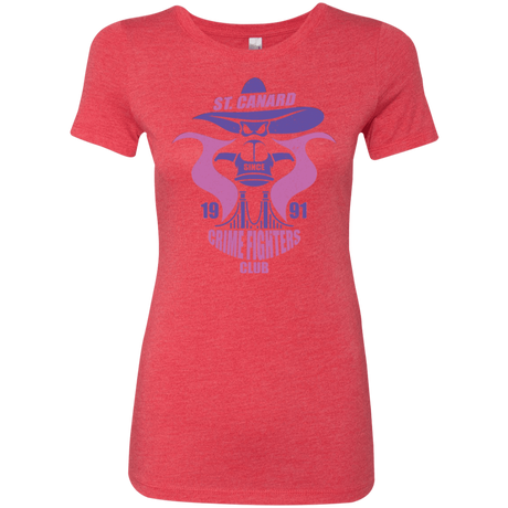 T-Shirts Vintage Red / Small Crime Fighters Club Women's Triblend T-Shirt