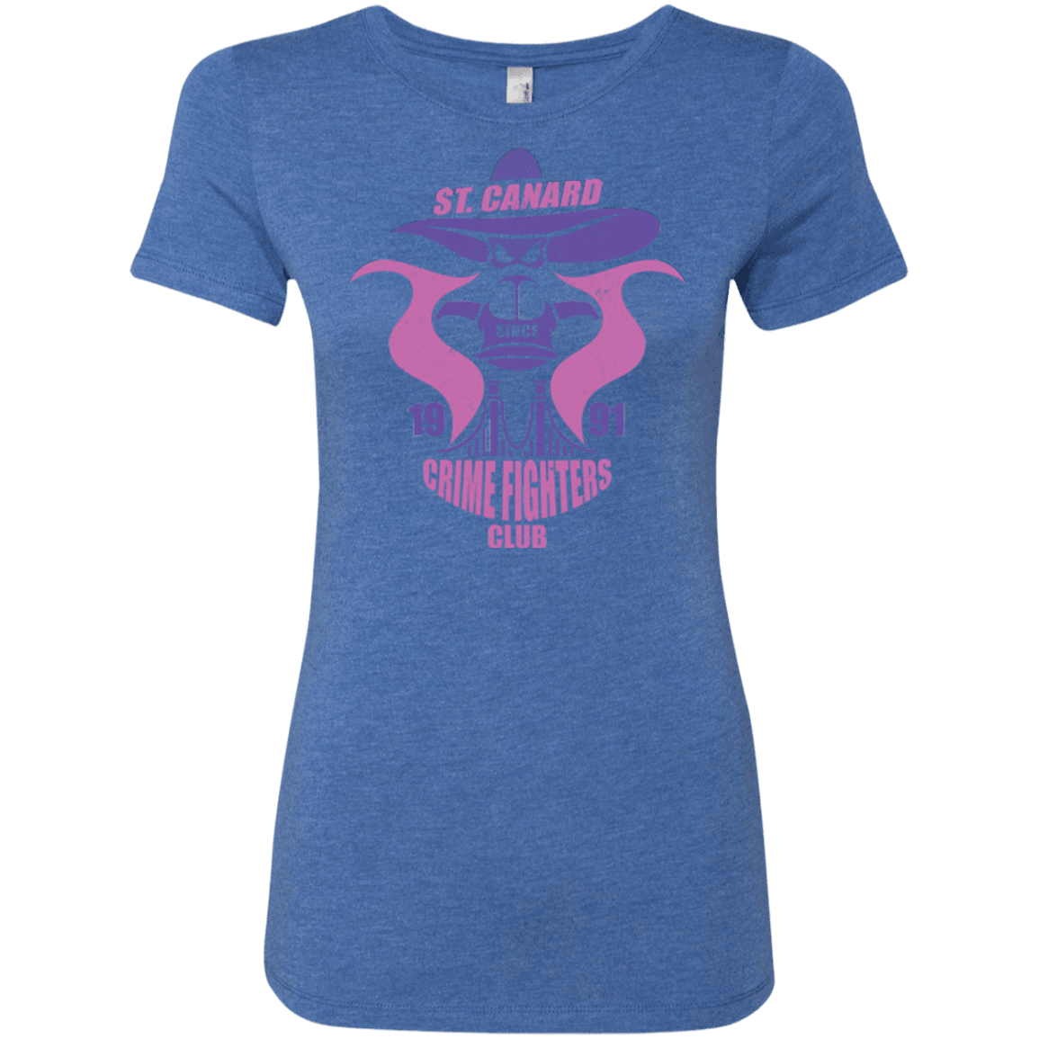 T-Shirts Vintage Royal / Small Crime Fighters Club Women's Triblend T-Shirt