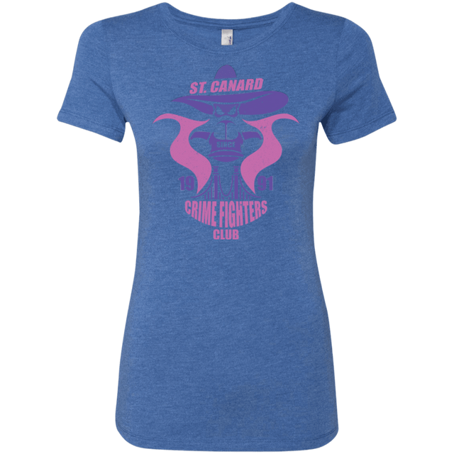 T-Shirts Vintage Royal / Small Crime Fighters Club Women's Triblend T-Shirt