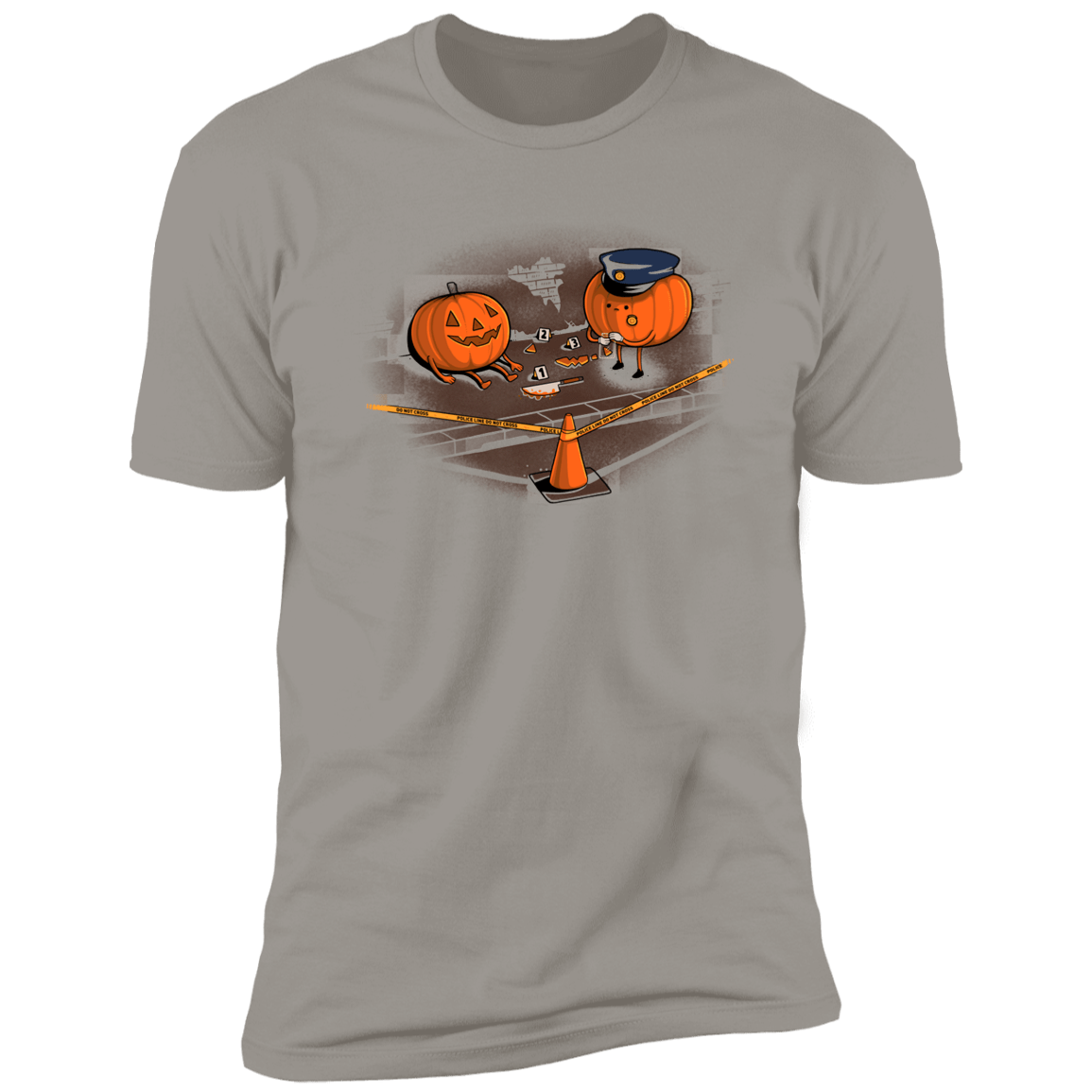 T-Shirts Light Grey / S Crime Scene Men's Premium T-Shirt