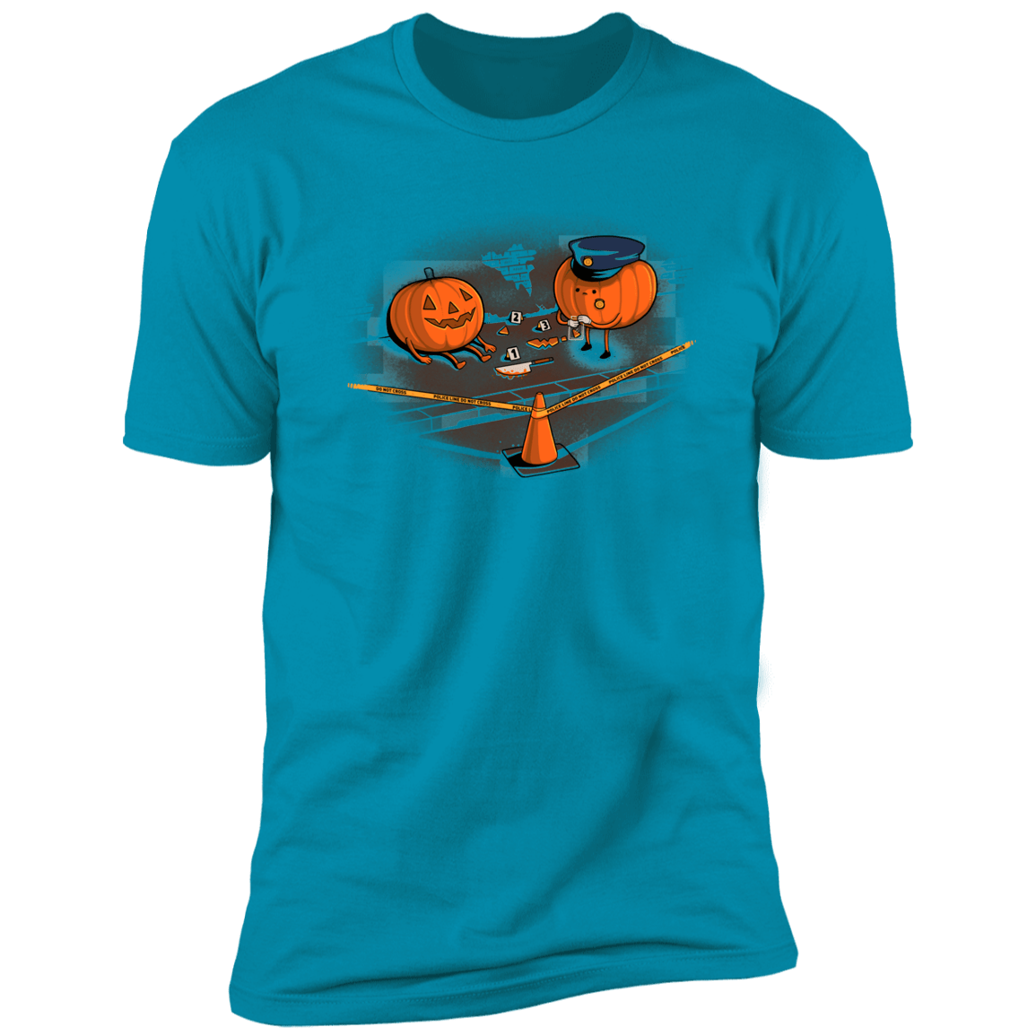 T-Shirts Turquoise / S Crime Scene Men's Premium T-Shirt