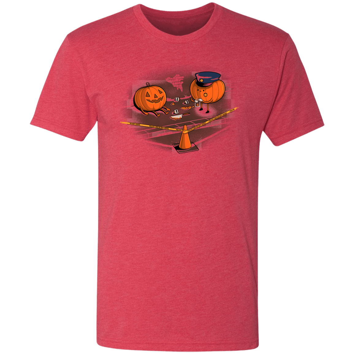 T-Shirts Vintage Red / S Crime Scene Men's Triblend T-Shirt