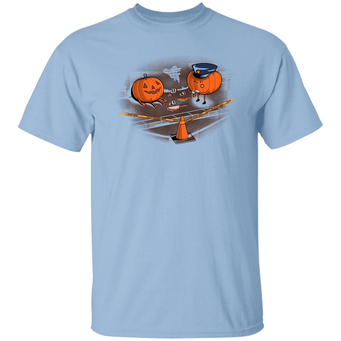 T-Shirts Light Blue / S Crime Scene T-Shirt