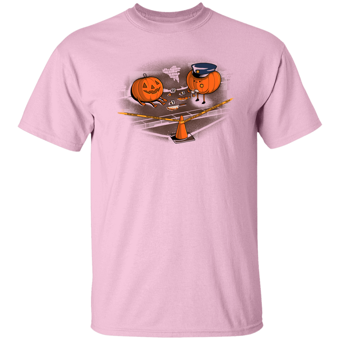 T-Shirts Light Pink / S Crime Scene T-Shirt