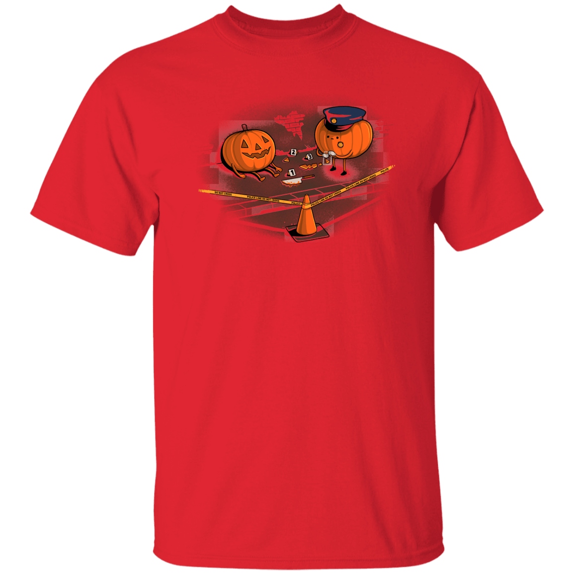 T-Shirts Red / S Crime Scene T-Shirt