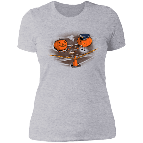 T-Shirts Heather Grey / S Crime Scene Women's Premium T-Shirt