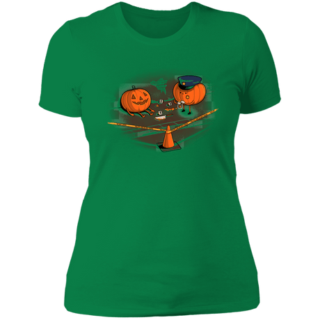 T-Shirts Kelly Green / S Crime Scene Women's Premium T-Shirt