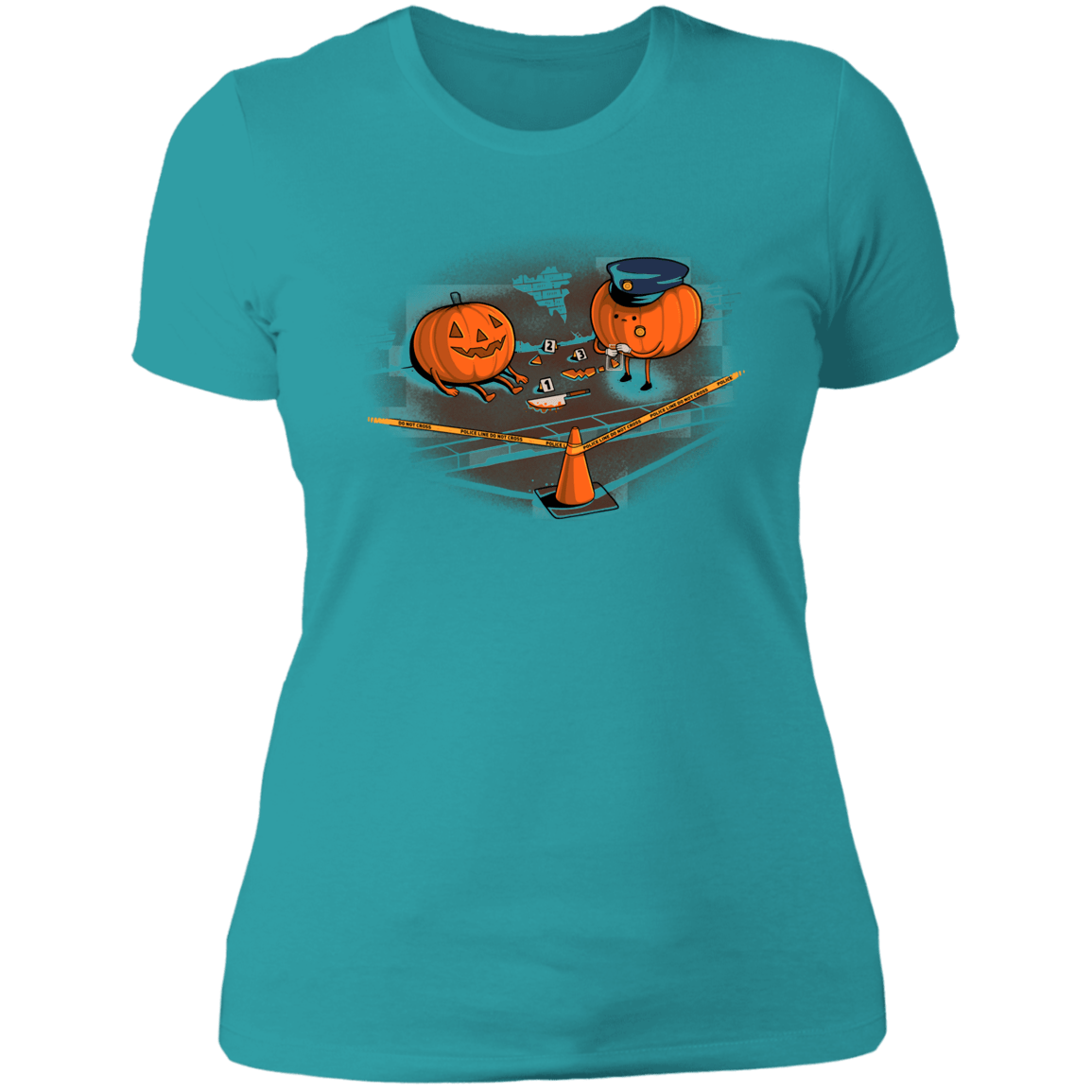 T-Shirts Tahiti Blue / S Crime Scene Women's Premium T-Shirt