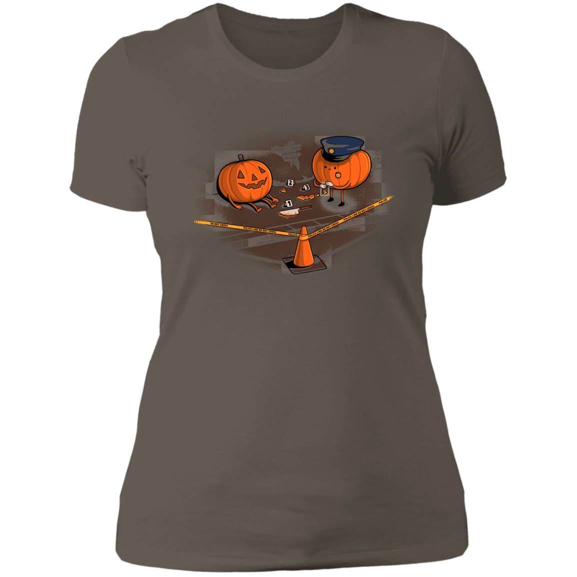 T-Shirts Warm Grey / S Crime Scene Women's Premium T-Shirt