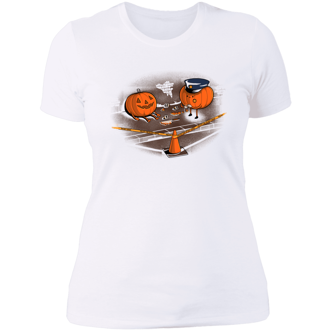 T-Shirts White / S Crime Scene Women's Premium T-Shirt