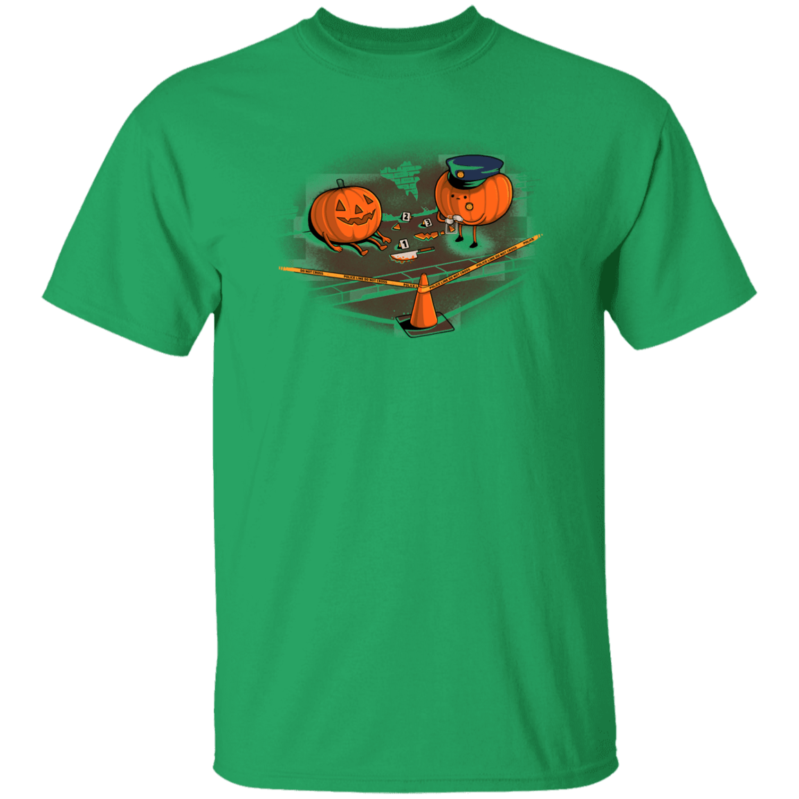 T-Shirts Irish Green / YXS Crime Scene Youth T-Shirt