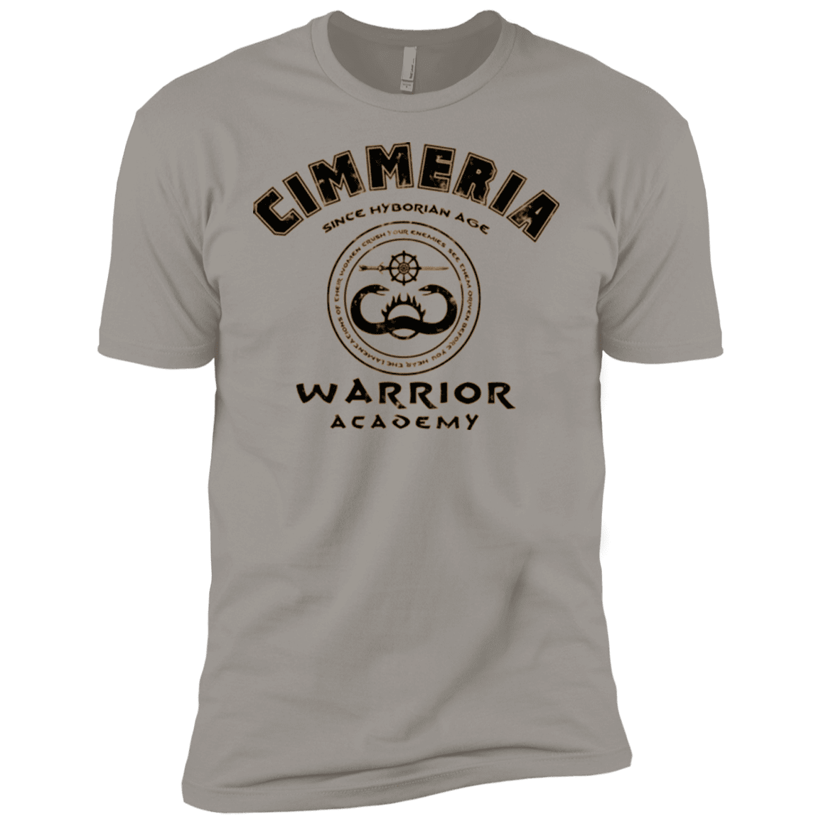 T-Shirts Light Grey / YXS Crimmeria Warrior academy Boys Premium T-Shirt