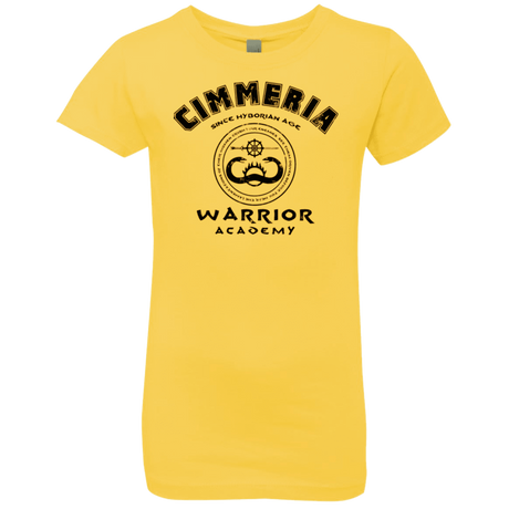 T-Shirts Vibrant Yellow / YXS Crimmeria Warrior academy Girls Premium T-Shirt