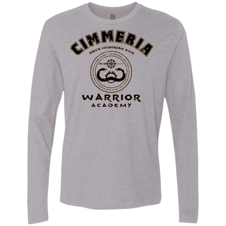 T-Shirts Heather Grey / Small Crimmeria Warrior academy Men's Premium Long Sleeve