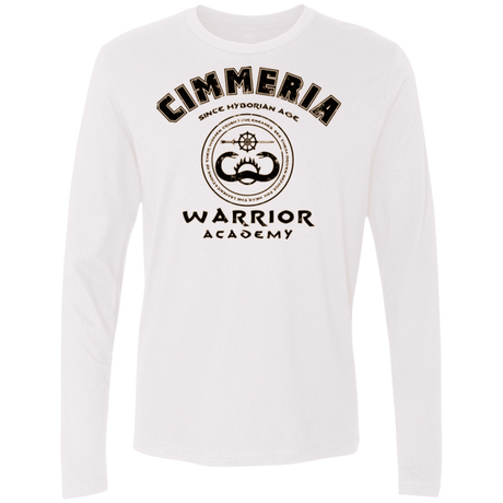 T-Shirts White / Small Crimmeria Warrior academy Men's Premium Long Sleeve
