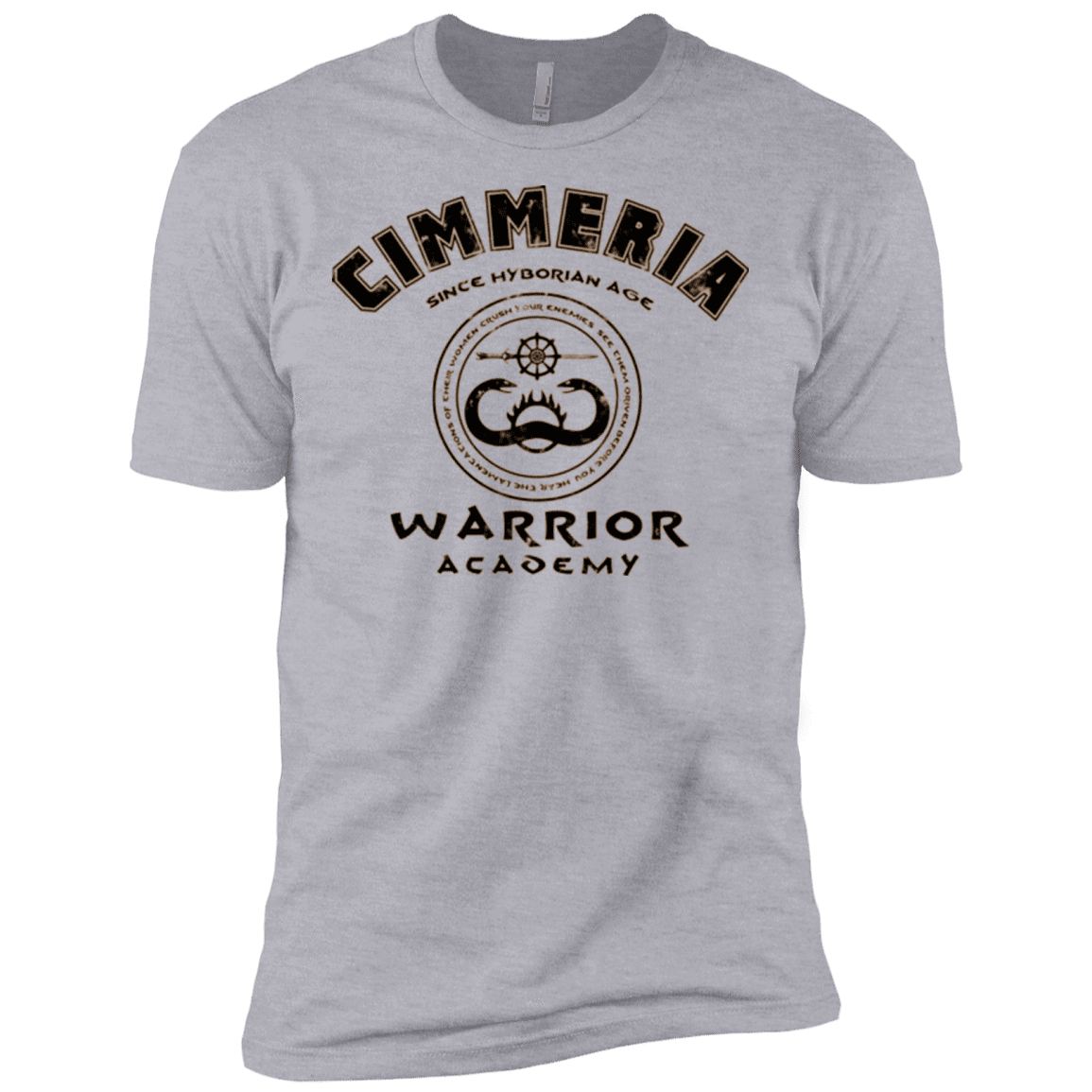 T-Shirts Heather Grey / X-Small Crimmeria Warrior academy Men's Premium T-Shirt