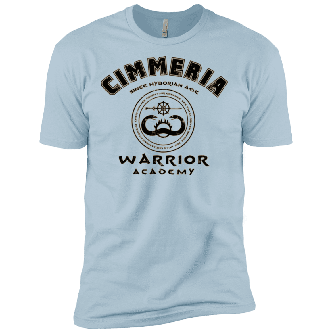 T-Shirts Light Blue / X-Small Crimmeria Warrior academy Men's Premium T-Shirt