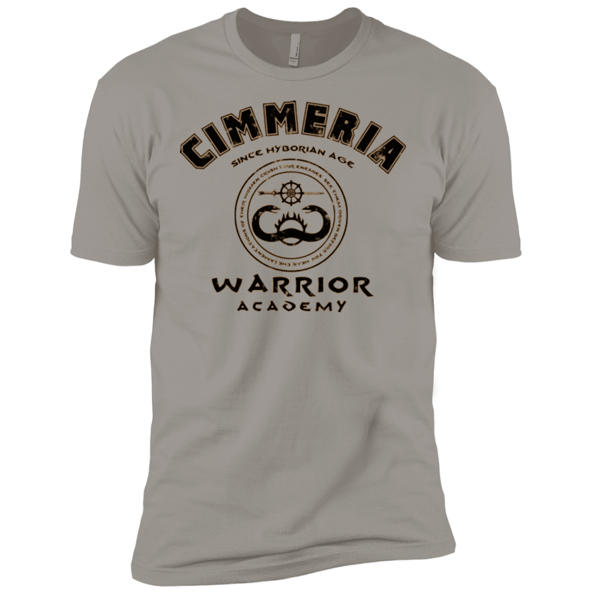 T-Shirts Light Grey / X-Small Crimmeria Warrior academy Men's Premium T-Shirt