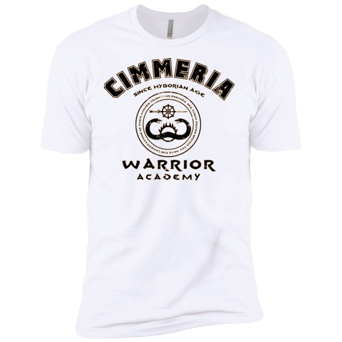 T-Shirts White / X-Small Crimmeria Warrior academy Men's Premium T-Shirt