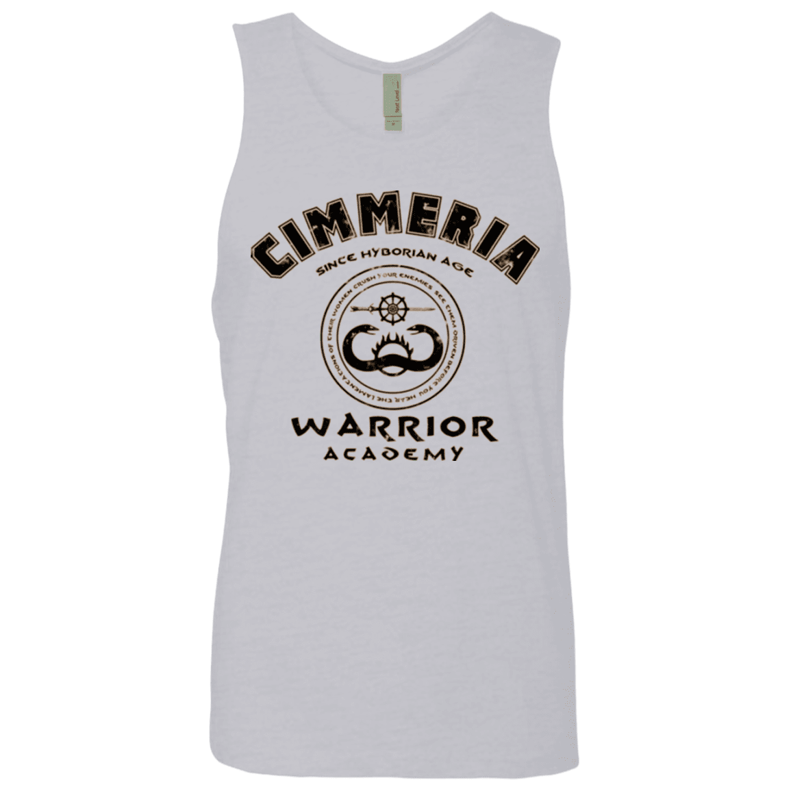 T-Shirts Heather Grey / Small Crimmeria Warrior academy Men's Premium Tank Top