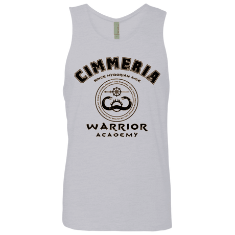 T-Shirts Heather Grey / Small Crimmeria Warrior academy Men's Premium Tank Top
