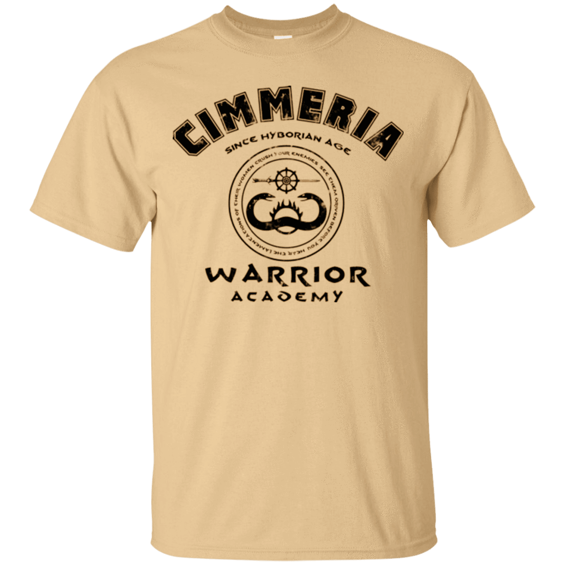 T-Shirts Vegas Gold / Small Crimmeria Warrior academy T-Shirt