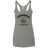 T-Shirts Venetian Grey / X-Small Crimmeria Warrior academy Women's Triblend Racerback Tank
