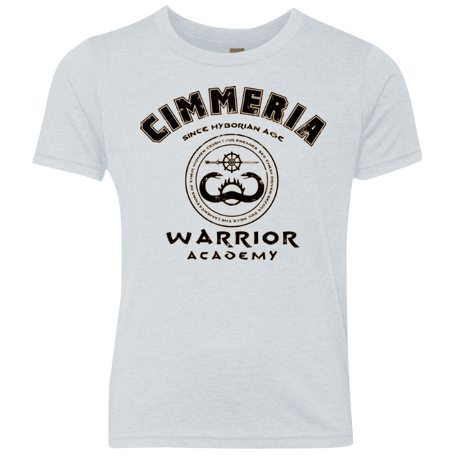 T-Shirts Heather White / YXS Crimmeria Warrior academy Youth Triblend T-Shirt