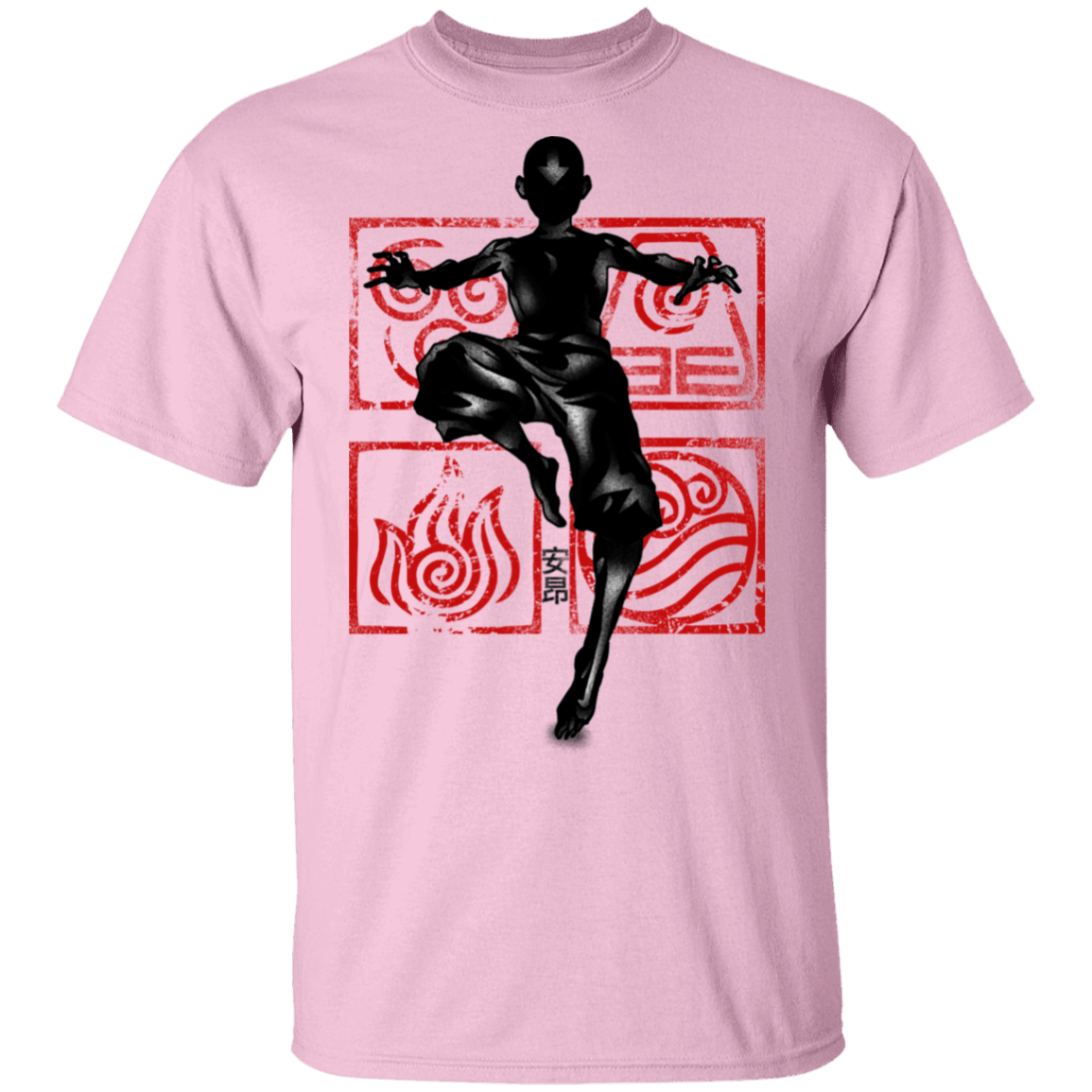T-Shirts Light Pink / S Crimson Avatar Aang T-Shirt