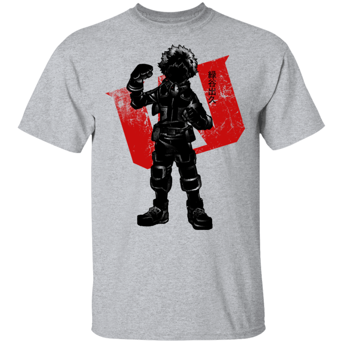 T-Shirts Sport Grey / S Crimson Deku T-Shirt