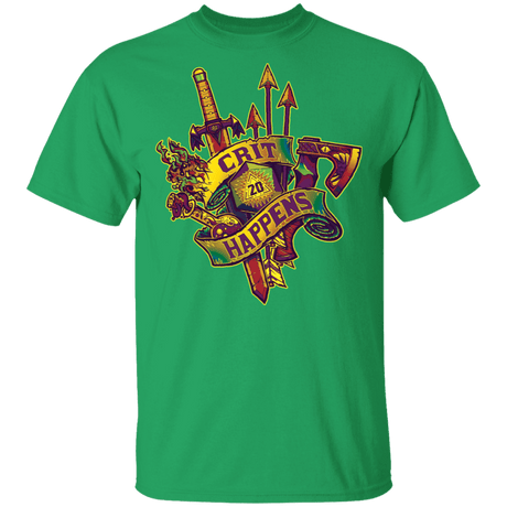 T-Shirts Irish Green / S Crit Happens T-Shirt