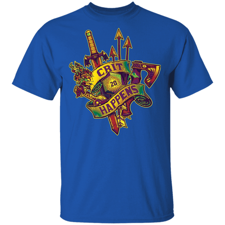 T-Shirts Royal / S Crit Happens T-Shirt
