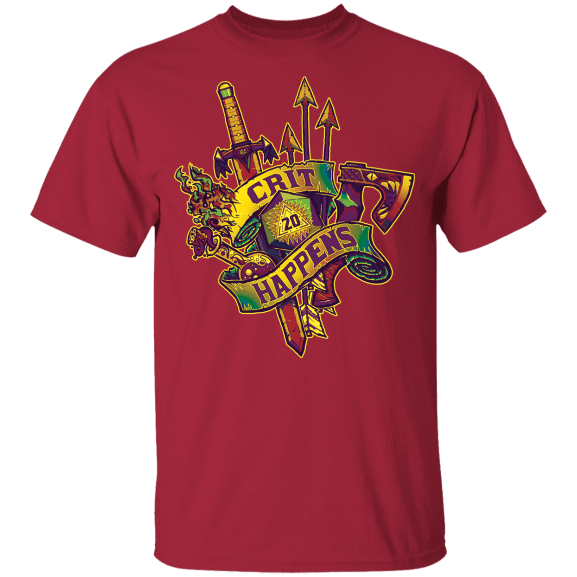 T-Shirts Cardinal / YXS Crit Happens Youth T-Shirt