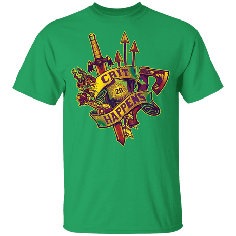 T-Shirts Irish Green / YXS Crit Happens Youth T-Shirt