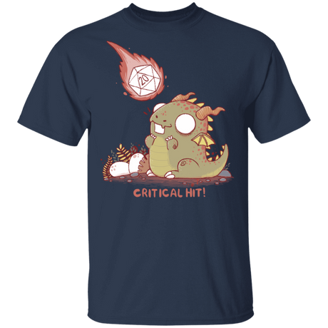 T-Shirts Navy / S Critical Hit T-Shirt