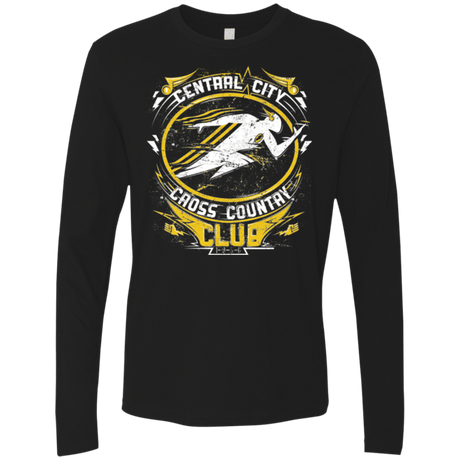 T-Shirts Black / Small Cross Country Club Men's Premium Long Sleeve