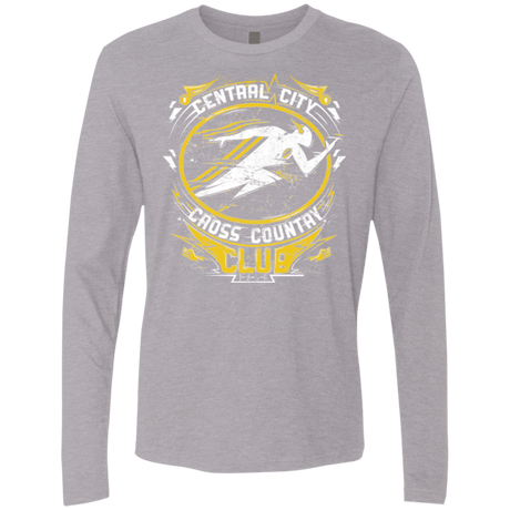 T-Shirts Heather Grey / Small Cross Country Club Men's Premium Long Sleeve