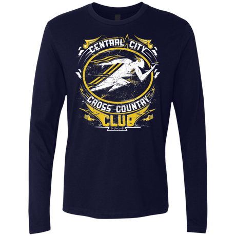 T-Shirts Midnight Navy / Small Cross Country Club Men's Premium Long Sleeve