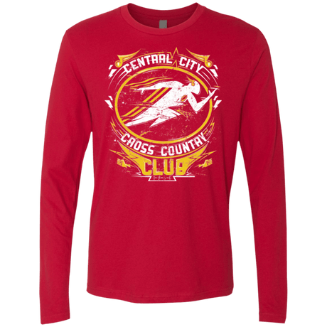 T-Shirts Red / Small Cross Country Club Men's Premium Long Sleeve