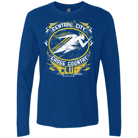 T-Shirts Royal / Small Cross Country Club Men's Premium Long Sleeve