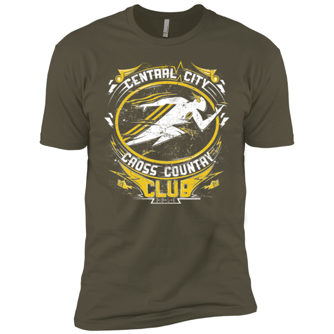 T-Shirts Military Green / X-Small Cross Country Club Men's Premium T-Shirt