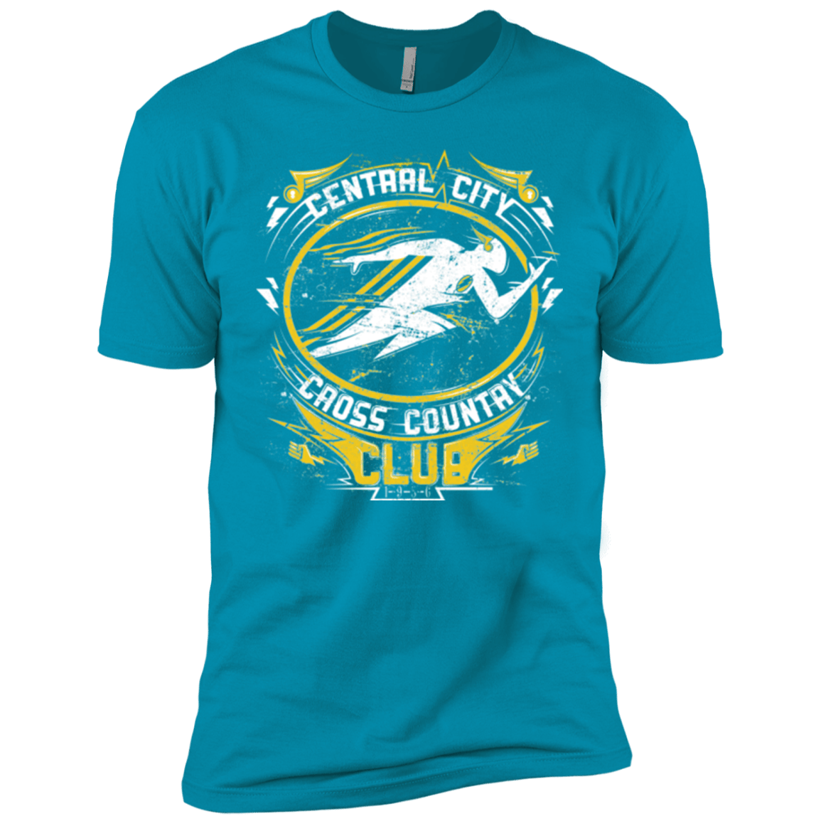 T-Shirts Turquoise / X-Small Cross Country Club Men's Premium T-Shirt