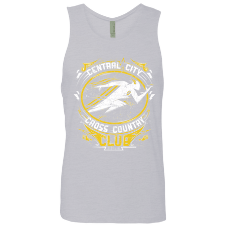 T-Shirts Heather Grey / Small Cross Country Club Men's Premium Tank Top